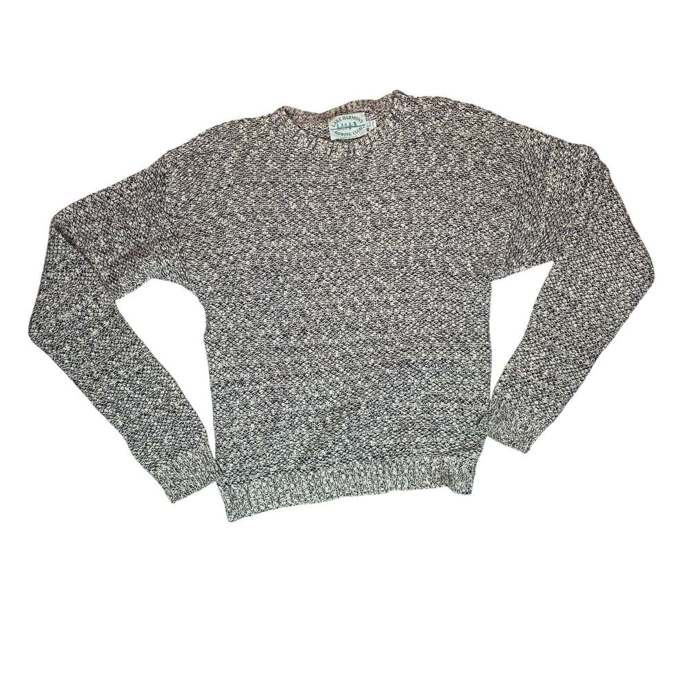 Vintage Lake Harmony Rowing Club Sweater Mens M Knit USA Cotton
